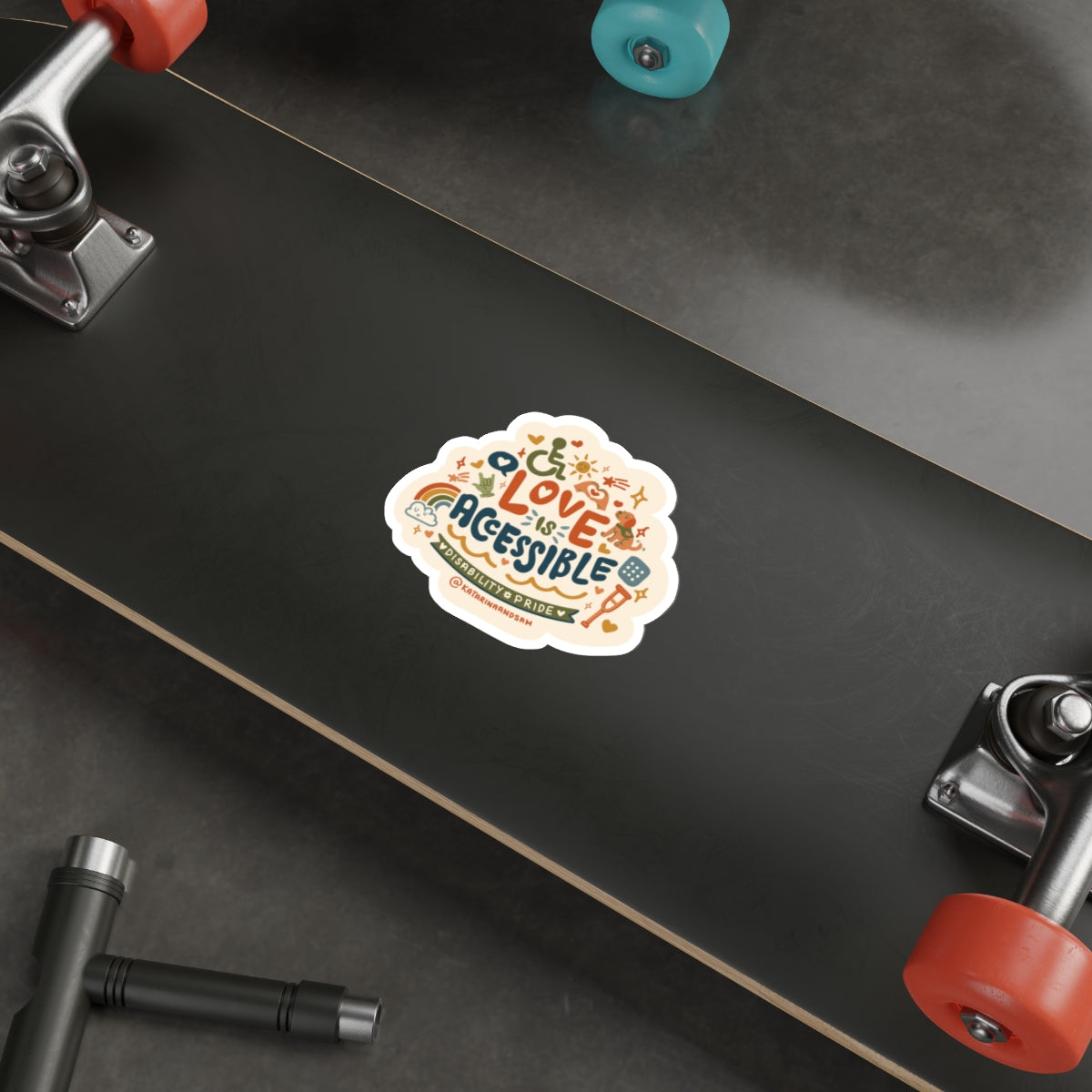 Love Is Accessible Sticker