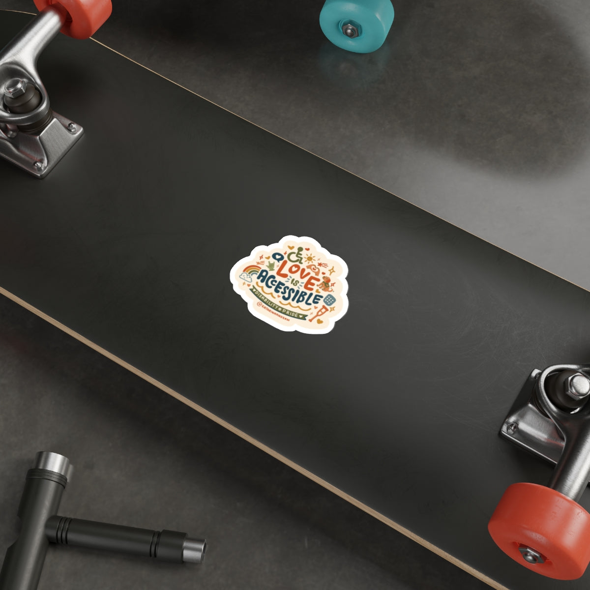 Love Is Accessible Sticker
