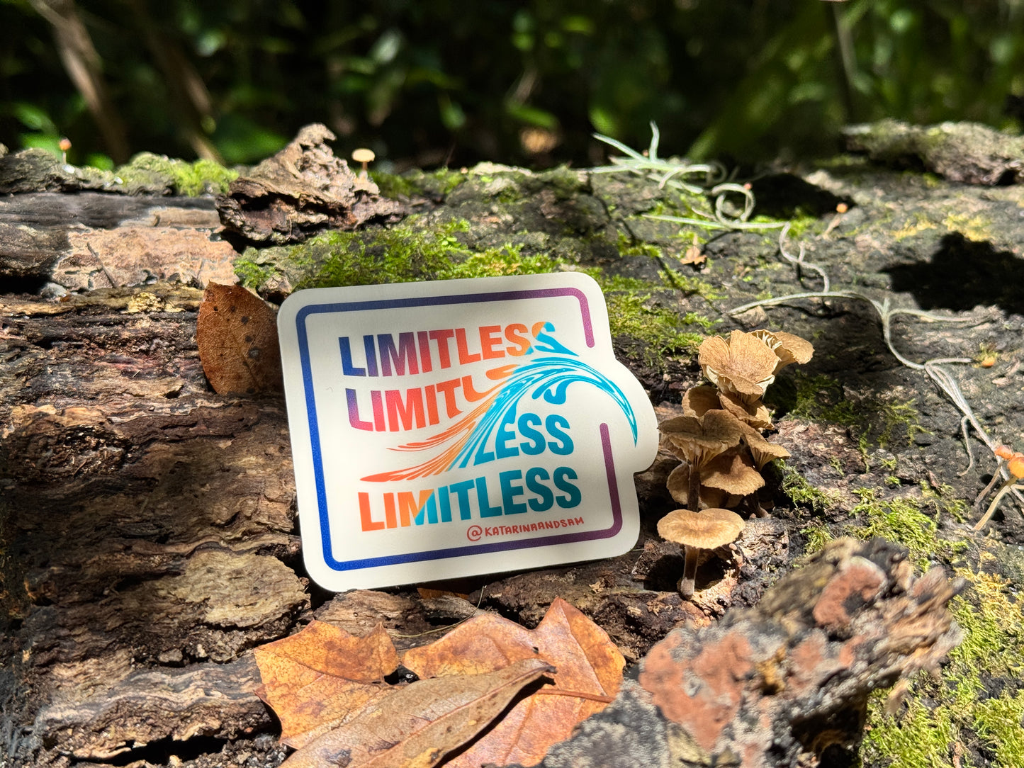 Limitless Wave Sticker
