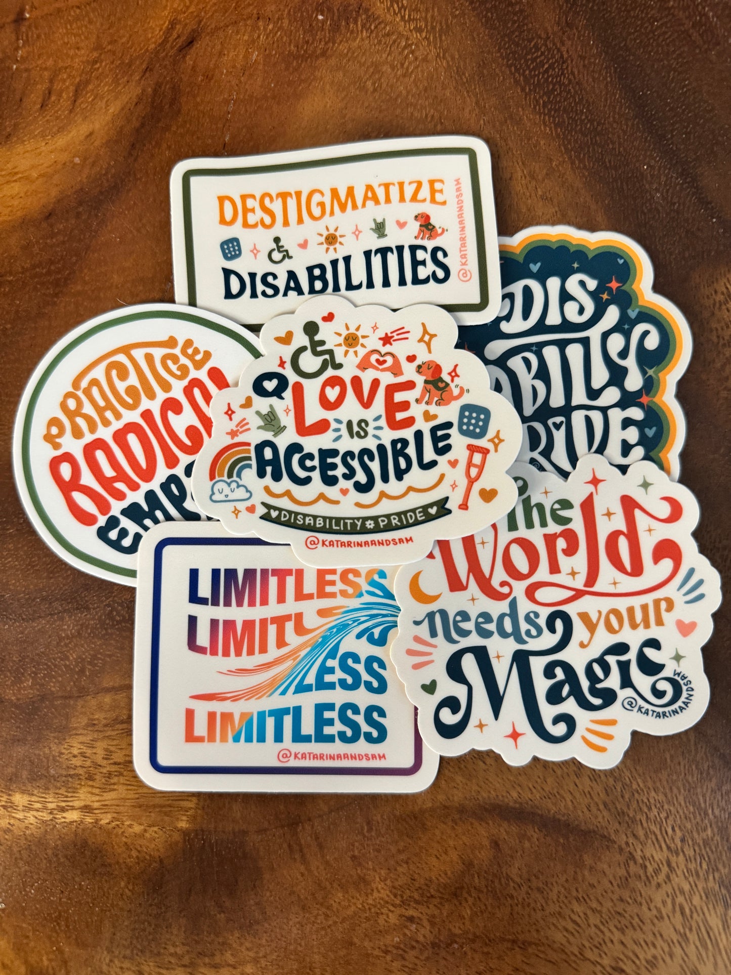 Love is Accessible Sticker