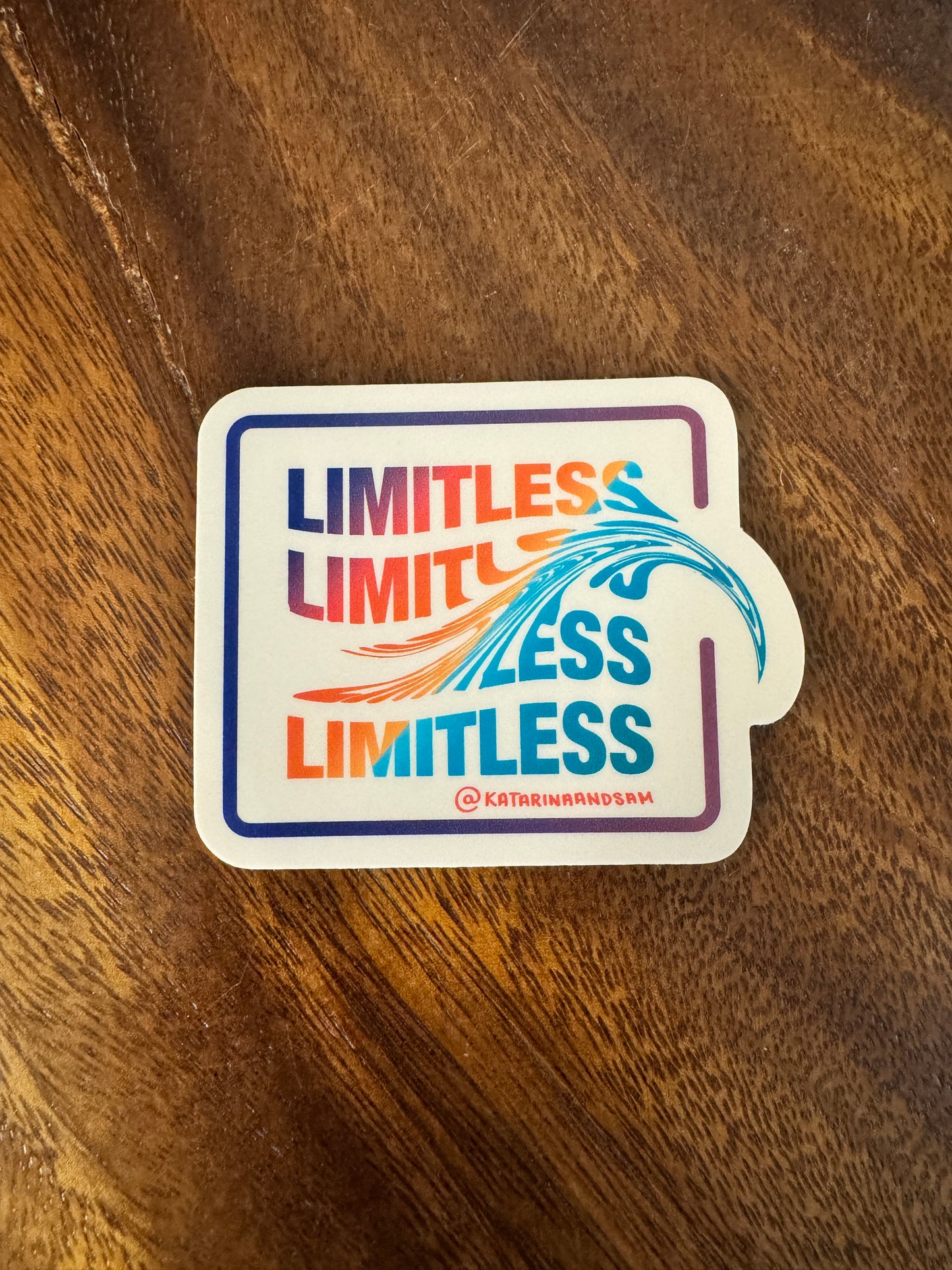 Limitless Wave Sticker