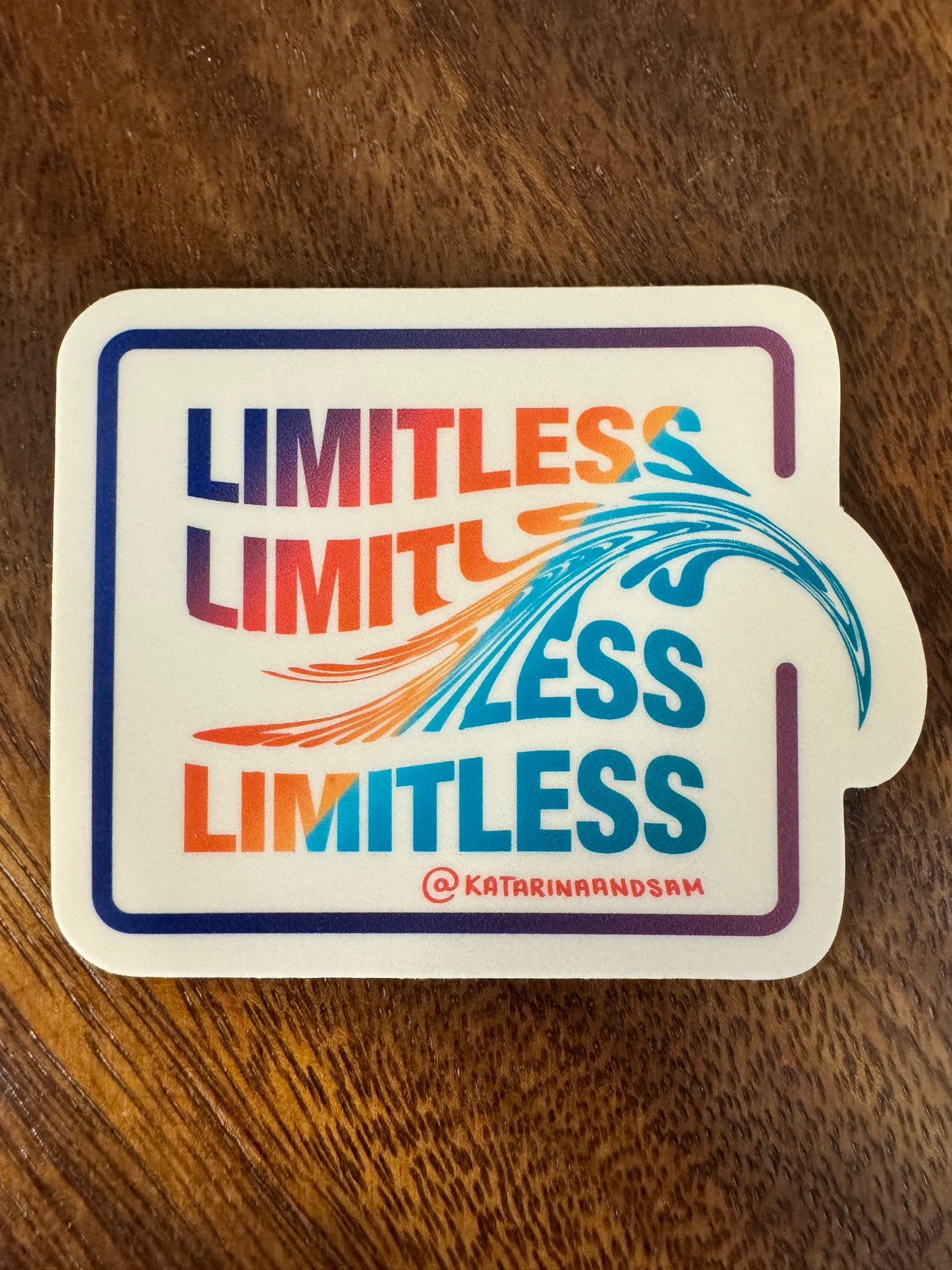Limitless Wave Sticker