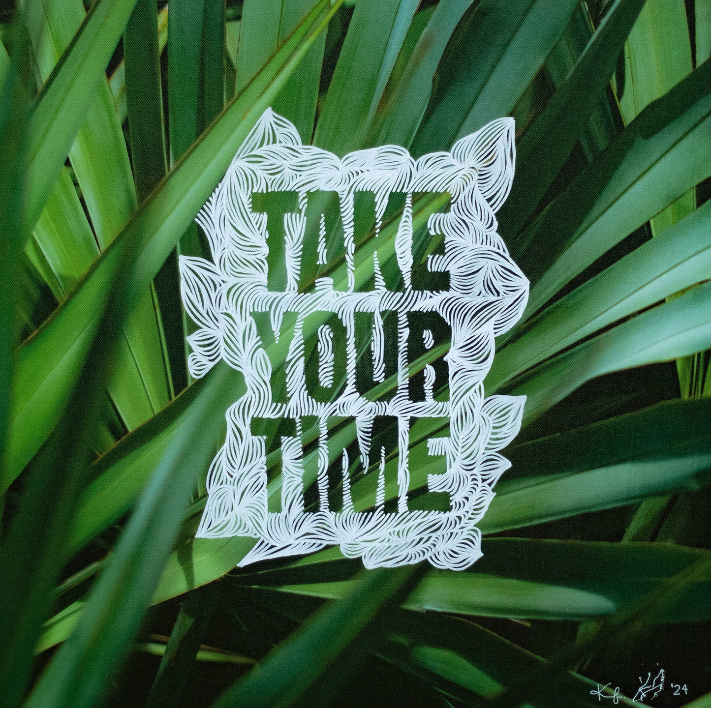 Take Your Time Original 24 x 24